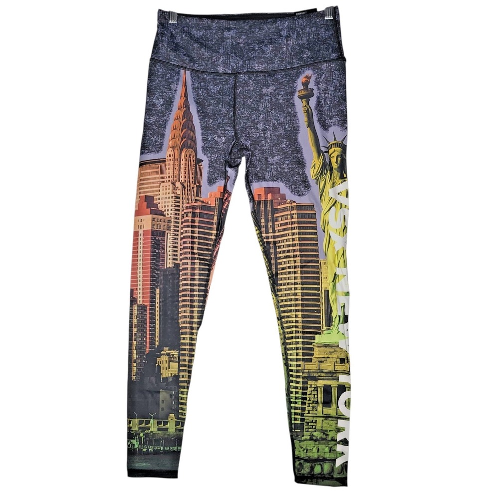 New Victorias Secret VSX‎ Knockout Sport Tight Pant Limited Ed New York Sz M
